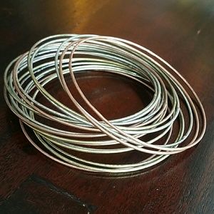 Wire bracelet set